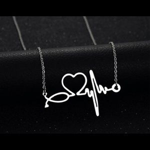 Silver Stethoscope Necklace